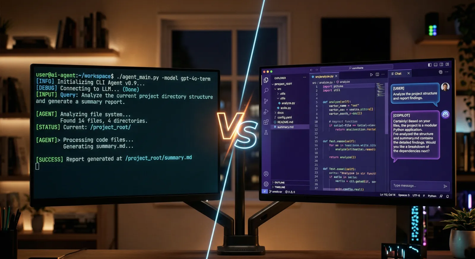 Claude Code terminal agent versus Cursor AI code editor side-by-side comparison